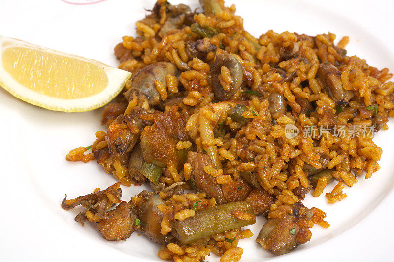 西班牙肉菜饭/典型的食物